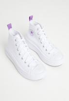 Converse - Chuck taylor all star move platform hi - white/pixel purple/white