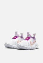 Nike - Nike flex runner 2 - white/metallic copper-violet frost