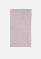 Sixth Floor - Ribbed zero twist woven towel - mauve