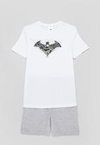 Superbalist - Batman pj set - white & grey