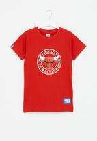 NBA - Chicago bulls core badge print tee - red