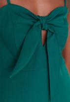 Trendyol - Ruffle detail maxi dress - emerald green