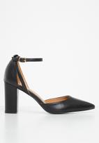 Superbalist - Azaria ankle strap block heel - black
