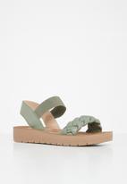 Madison® - Carly slingback woven sandal - olive