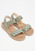Madison® - Carly slingback woven sandal - olive