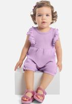 Quimby - Ribbed romper - light purple