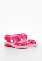Pierre Cardin - Girls glittery velcro sandal - pink
