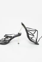 SIMMI London - Jossy-1 strappy stiletto heel - black 