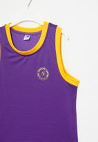 NBA - La lakers fashion mesh-rockstar vest - purple