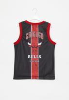 NBA - Chicago bulls fashion mesh-rockstar vest - black