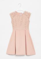 Superbalist - Occasion dress with lace - rose dust