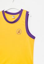 NBA - La lakers fashion mesh-rockstar vest - yellow