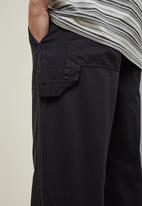 Cotton On - Relaxed chino - washed black carpenter
