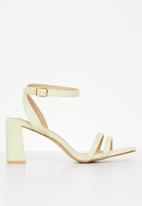 Superbalist - Lydia ankle strap heel - off white