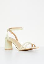 Superbalist - Lydia ankle strap heel - off white
