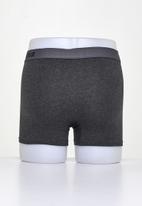 Superdry. - Boxer offset double pack - black & charcoal