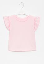 Superbalist - Frill tee - dusty pink