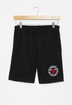 NBA - Chicago bulls core badge fleece shorts - black