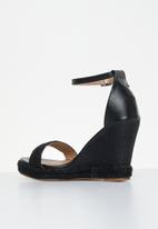 Miss Black - Wicked1 wedge heel - black