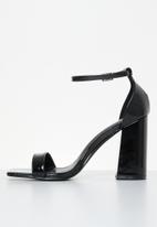 Miss Black - Bliss1 ankle strap heel - black