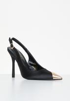 Miss Black - Stylus1 court heel - black