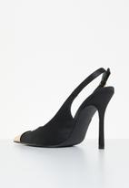 Miss Black - Stylus1 court heel - black