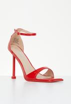 Miss Black - Majesty1 stiletto heel - red