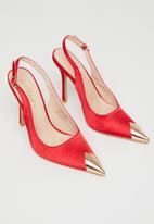 Miss Black - Stylus1 court heel - red