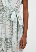 edit - Mock wrap harem jumpsuit - greys botanical