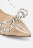 Call It Spring - Crystalline court heel - clear