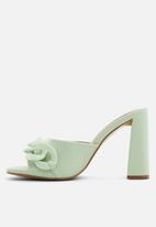 Call It Spring - Floraa mule heel - light green