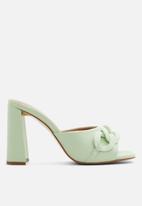 Call It Spring - Floraa mule heel - light green