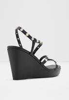 ALDO - Grandede wedge heel - black