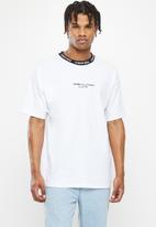 Factorie - Oversized graphic T-shirt - white/unified collective jacquard