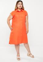 AMANDA LAIRD CHERRY - Plus glen tunic - orange