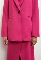 VELVET - Co-ord luxe jacket - pink