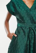 AMANDA LAIRD CHERRY - Zweli dress -  bottle & black spot