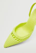 MANGO - Paris stiletto heel - bright yellow