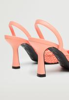 MANGO - Paris stiletto heel - pastel orange