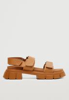 MANGO - Kid sandal - rust