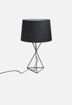 Sixth Floor - Wire Hour-Glass Lamp with Shade