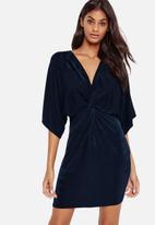 Kimono mini dress - navy Missguided Occasion | Superbalist.com