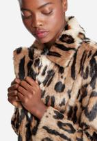 Glamorous - Leopard faux fur coat