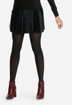 dailyfriday - Velvet pleated mini skirt