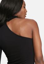dailyfriday - One shoulder choker bodysuit