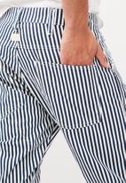 mens hickory stripe pants