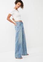 levi's altered wide leg