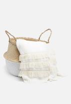 Sixth Floor - Belly basket two tone white