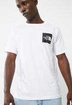 The North Face - Fine short sleeve tee - white/black