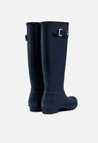 navy tall boots